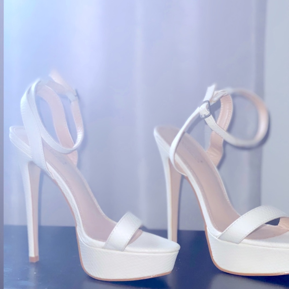 White High Heels